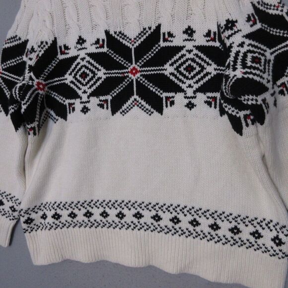 Lauren Ralph Lauren Sweater Women Plus 2X Cable Knit Fair Isle Wool Chunky - Picture 4 of 12